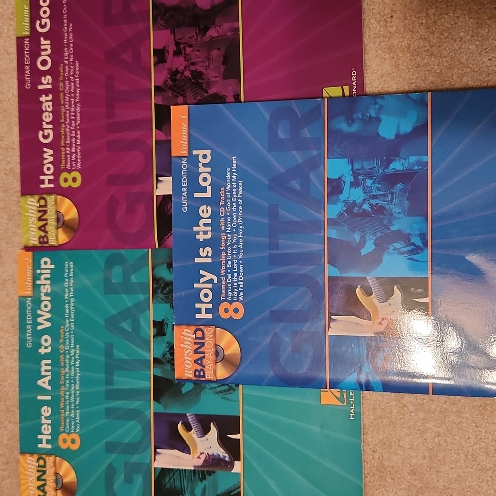 Contemporary Christian Guitar 3 books